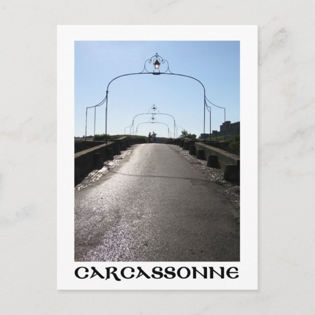 Carcassonne Postkarte (Vorderseite)