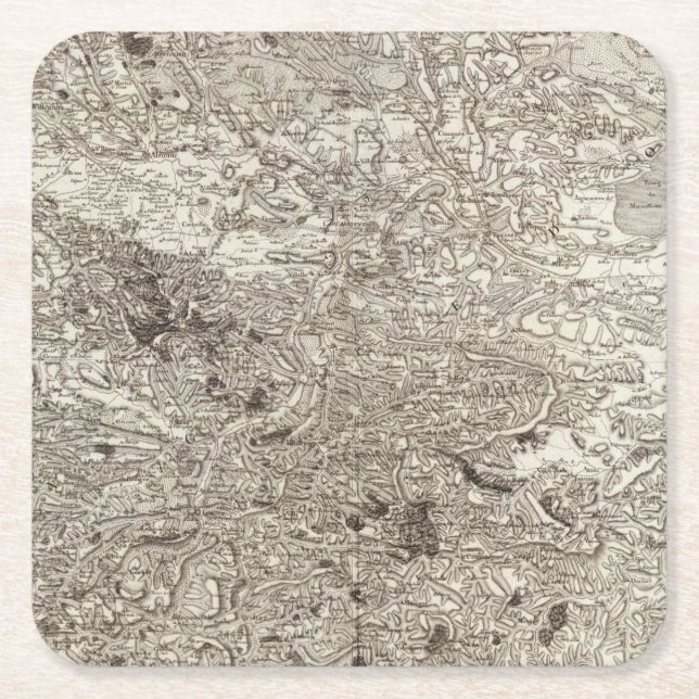 Carcassonne Rechteckiger Pappuntersetzer (Vorderseite)