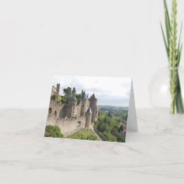 Carcassonne-Schloss, La zitieren Feiertagskarte