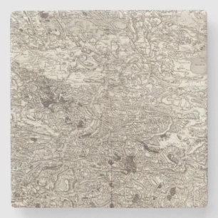 Carcassonne Steinuntersetzer