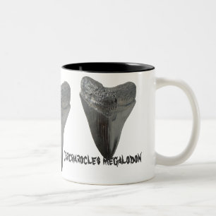 Carcharocles megalodon Zahn Zweifarbige Tasse