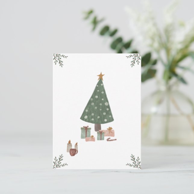 Card (10,8 x 14,2 cm) - Christmas Postkarte (Stehend Vorderseite)