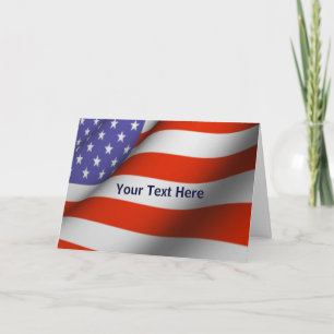 Card - American Flag Karte