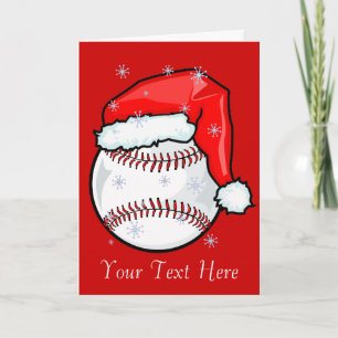 CARD - Baseball Christmas Feiertagskarte