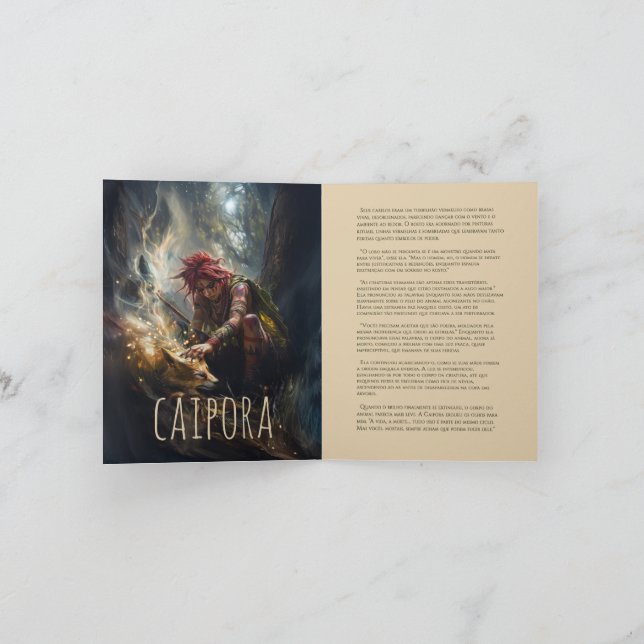 Card Caipora Einladung (Innenseite)