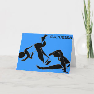 Card capoeira martial arabens Geburtstag Karte