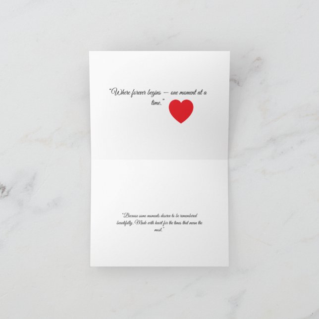 Card Dankeskarte (Innenseite)