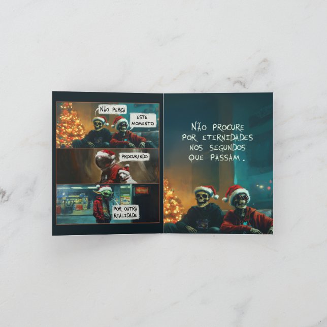 Card Dead Inside... But It’s Christmas Einladung (Innenseite)