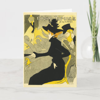 Card: Divan Japan by Toulouse-Lautrec Karte