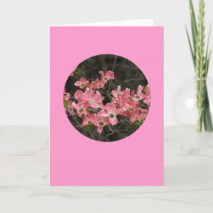 Card, "Dogwood Blossoms in Circle" # 5 Karte