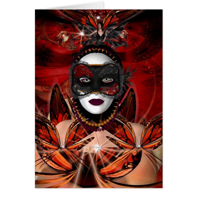 Card Fantasy Art Butterfly Queen (Vorne)