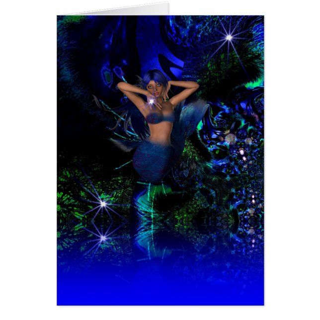 Card Fantasy Art Star Mermaid (Vorne)