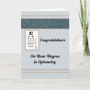 Card for Degree in Optometry Karte