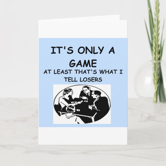 CARD GAMES KARTE (Vorderseite)