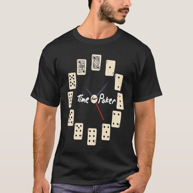Card Games  Tournament  Time for Poker T-Shirt (Vorderseite)