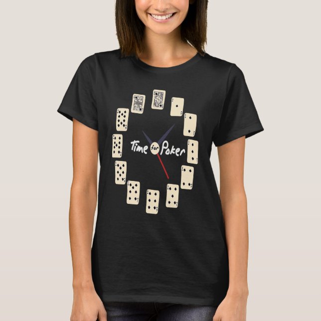 Card Games  Tournament  Time for Poker T-Shirt (Vorderseite)