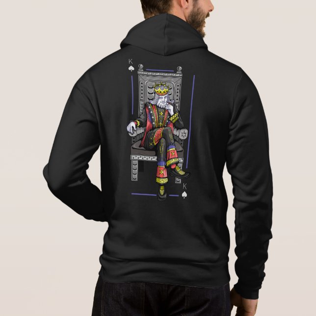 Card King Hoodie (Rückseite)