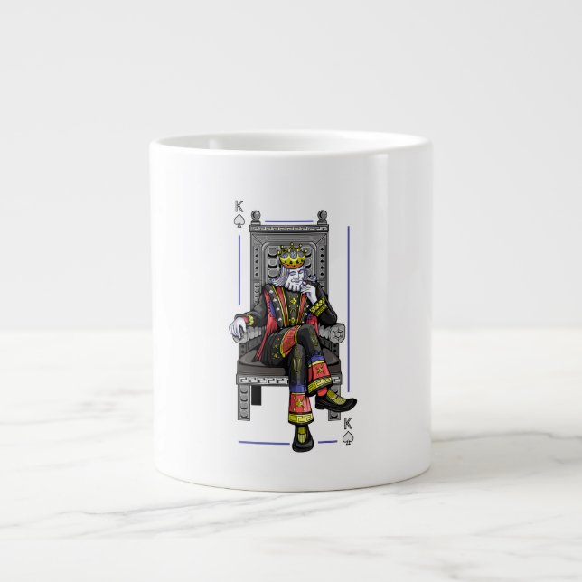 Card King Jumbo-Tasse (Vorderseite)