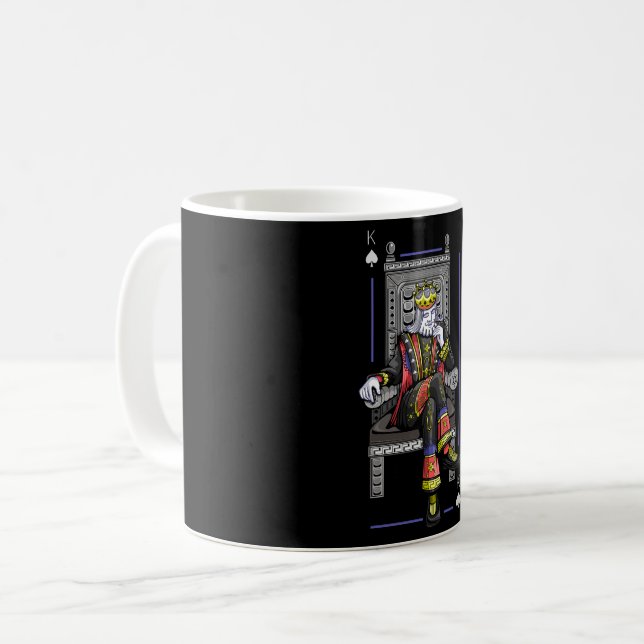Card King Kaffeetasse (Vorderseite Links)