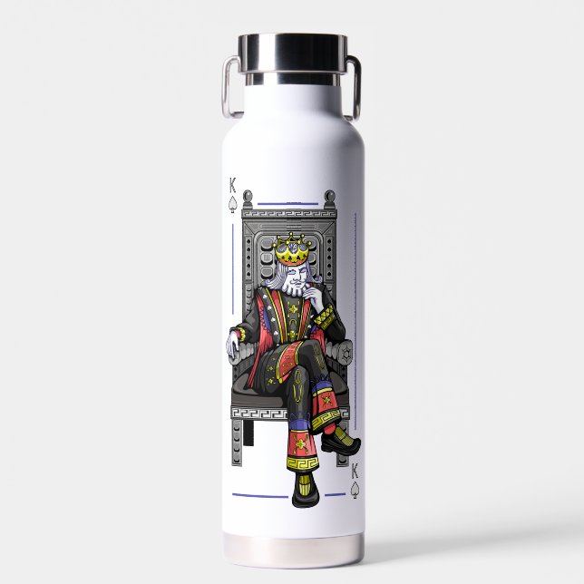 Card King Trinkflasche (Vorne)