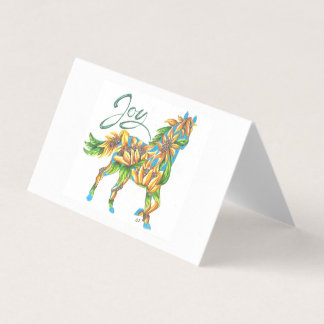 Card Set Sonnenblumen Joy Horse by Sherry Jarvis
