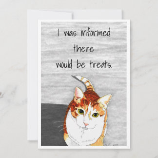 Card: Treats for Hobbes Feiertagskarte