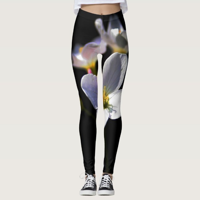 Cardamine Pratensis Blume lecnm Leggings (Vorderseite)