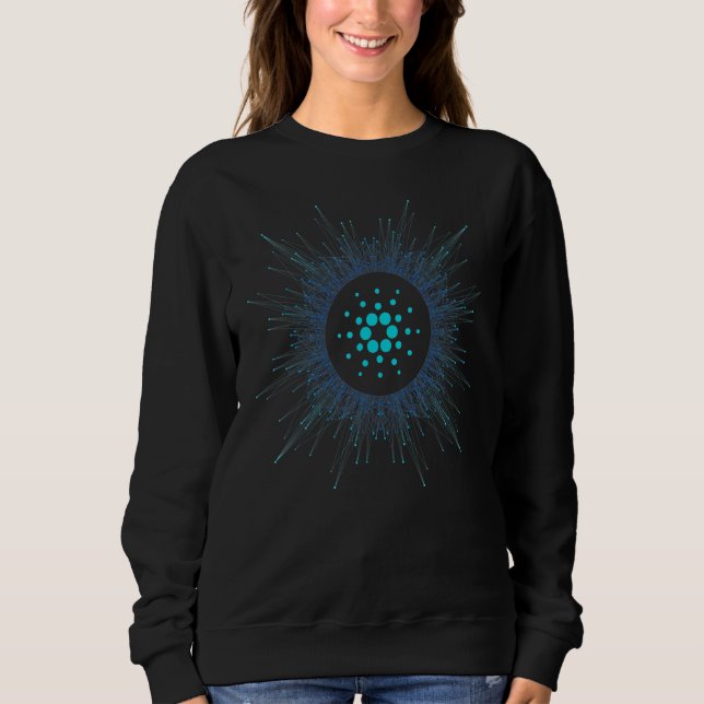 Cardano Ada Kryptowährung Krypto Währung Blockch Sweatshirt (Vorderseite)