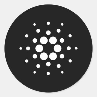 Cardano Design Runder Aufkleber