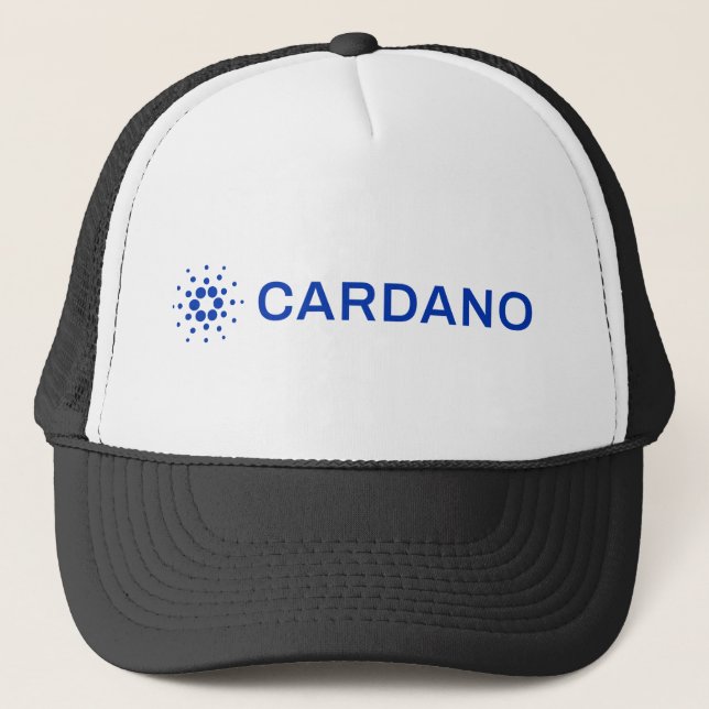 Cardano Full Logo Image - Trucker Hat Truckerkappe (Vorderseite)