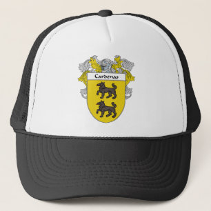 Cardenas Wappen/Familienwappen (überzogen) Truckerkappe