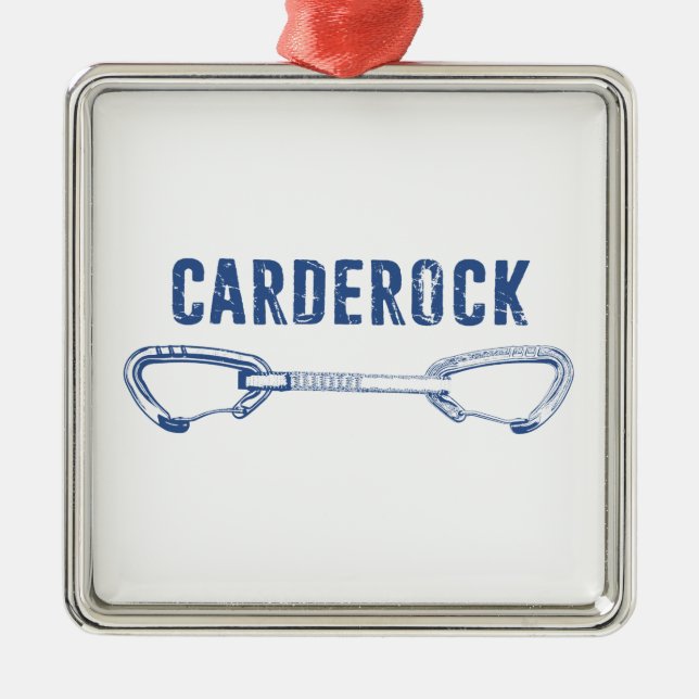 Carderock Rock Climbing Quickdrag Ornament Aus Metall (Vorne)