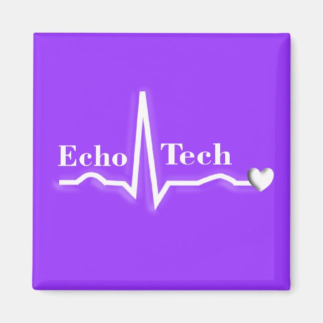 Cardiac Echo Tech Geschenke Magnet (Vorne)