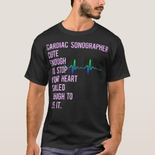 Cardiac Sonographer Echo Tech Educates RDCS Premiu T-Shirt