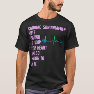 Cardiac Sonographer Echo Tech Educates RDCS Premiu T-Shirt