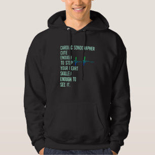 Cardiac Sonographin Echo Tech Educates Rdcs Hoodie