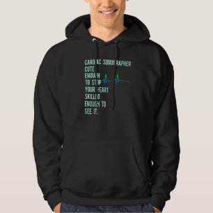 Cardiac Sonographin Echo Tech Educates Rdcs Hoodie
