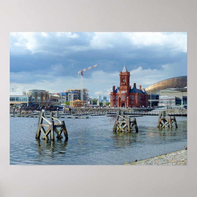 Cardiff Bay, Cardiff, Wales Poster (Vorne)