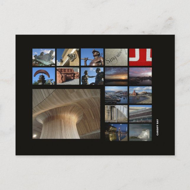 Cardiff Bay Postkarte (Vorderseite)