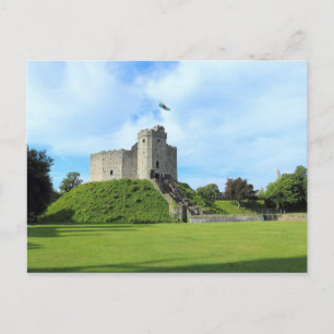 Cardiff Castle Behalt II Postkarte