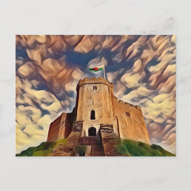 Cardiff Castle, Cardiff, Wales Postcard Postkarte (Vorderseite)