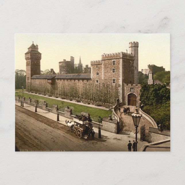 Cardiff Castle I, Cardiff, Wales Postkarte (Vorderseite)