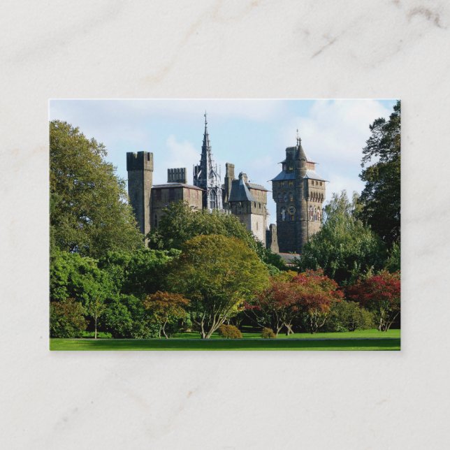 Cardiff Castle II Visitenkarte (Vorderseite)