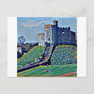 Cardiff Castle Postkarte