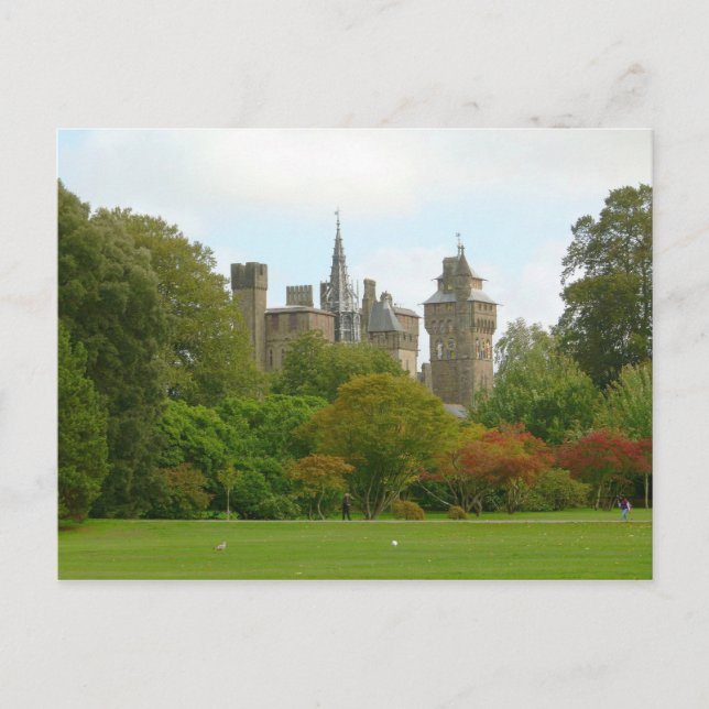 Cardiff Castle Postkarte (Vorderseite)