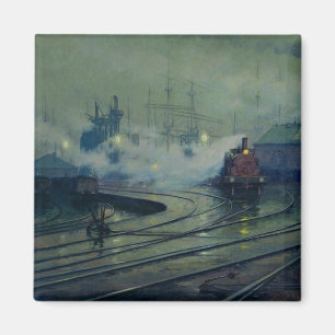 Cardiff Docks, 1896 Magnet