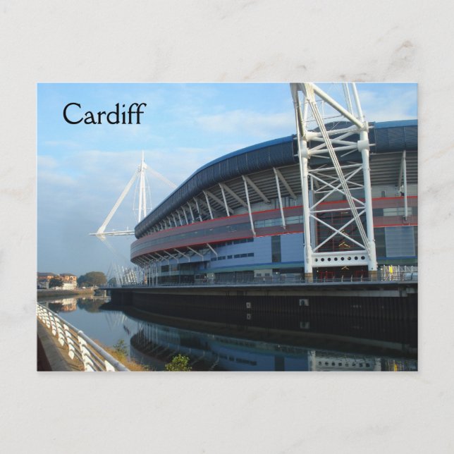 Cardiff Millennium Stadium Postkarte (Vorderseite)