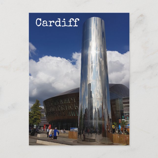 Cardiff Postcard Postkarte (Vorderseite)