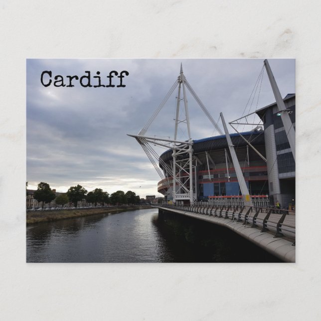 Cardiff Postcard Postkarte (Vorderseite)