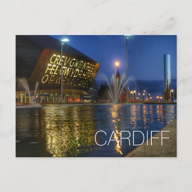 Cardiff Postkarte (Vorderseite)
